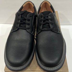 Clarks Rendell Plain Men's Lace Up Leather Plain Toe Oxfords 45346 Size 8.5W NWB